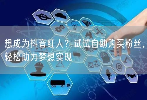想成为抖音红人?试试自助购买粉丝,轻松助力梦想实现