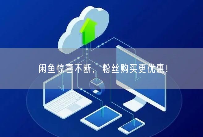 闲鱼惊喜不断,粉丝购买更优惠!