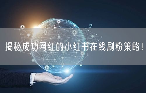 揭秘成功网红的小红书在线刷粉策略!