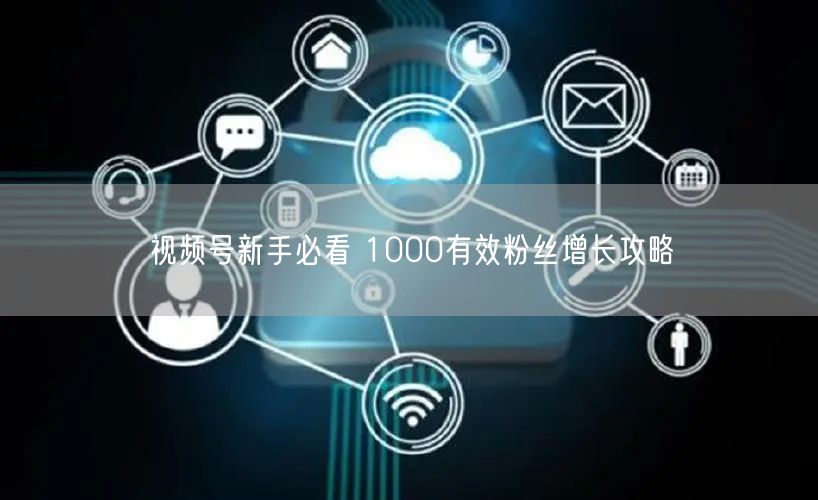 视频号新手必看 1000有效粉丝增长攻略